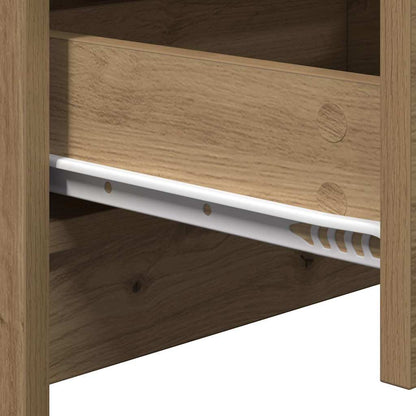 Nachttisch Eiche handwerklich 38 x 34 x 61 cm Holzwerkstoff