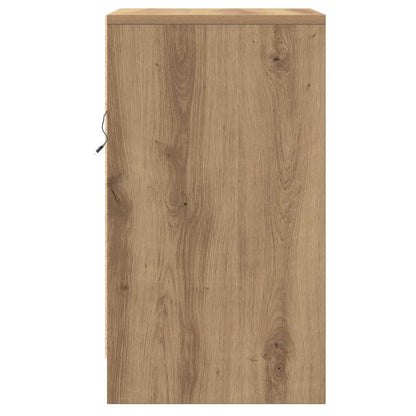 Nachttisch Eiche handwerklich 38 x 34 x 61 cm Holzwerkstoff