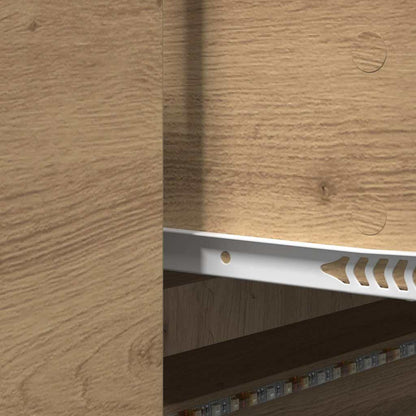 TV-Schrank Eiche handwerklich 140 x 34 x 40 cm Holzwerkstoff