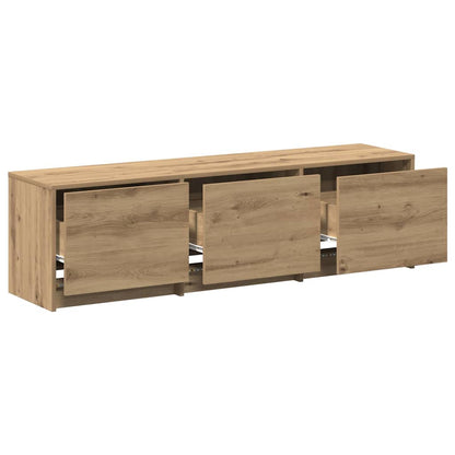 TV-Schrank Eiche handwerklich 140 x 34 x 40 cm Holzwerkstoff