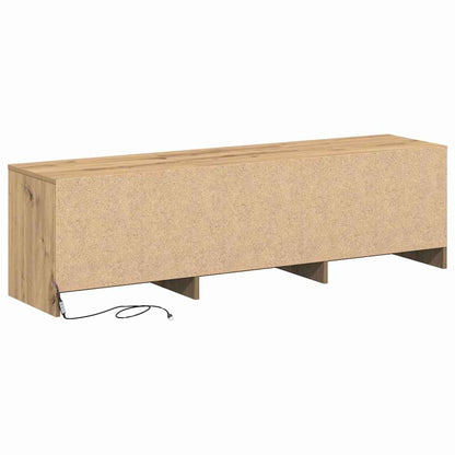 TV-Schrank Eiche handwerklich 140 x 34 x 40 cm Holzwerkstoff