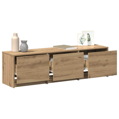 TV-Schrank Eiche handwerklich 140 x 34 x 40 cm Holzwerkstoff