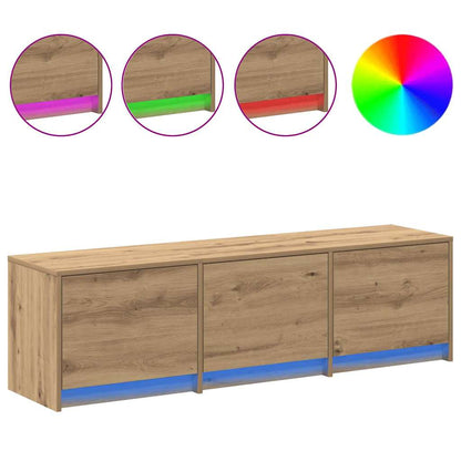 TV-Schrank Eiche handwerklich 140 x 34 x 40 cm Holzwerkstoff