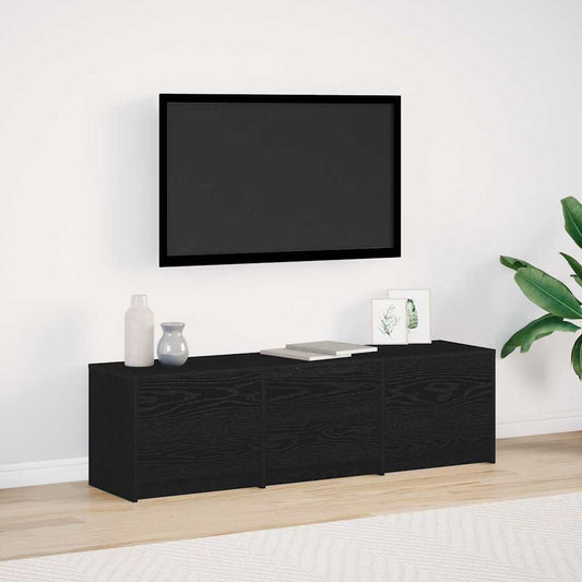 TV-Schrank Schwarze Eiche 140 x 34 x 40 cm Holzwerkstoff