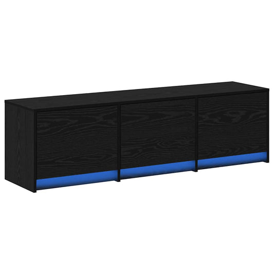 TV-Schrank Schwarze Eiche 140 x 34 x 40 cm Holzwerkstoff
