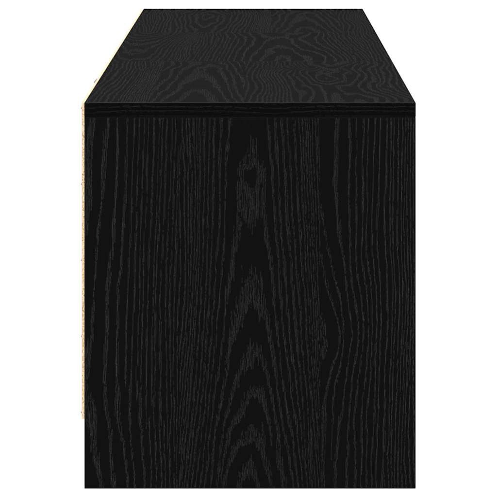 TV-Schrank Schwarze Eiche 140 x 34 x 40 cm Holzwerkstoff