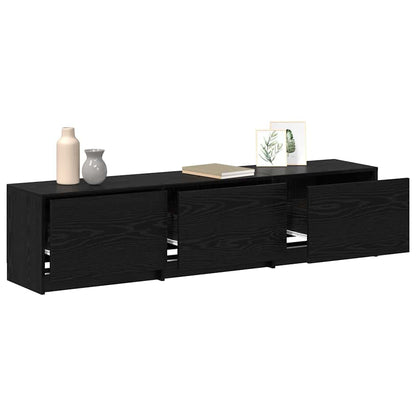 TV-Schrank Schwarze Eiche 162,5 x 34 x 40 cm Holzwerkstoff