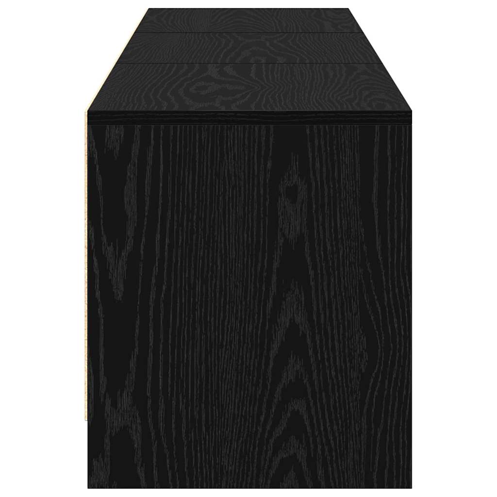 TV-Schrank Schwarze Eiche 162,5 x 34 x 40 cm Holzwerkstoff