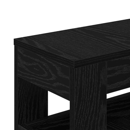 Schmaler Badezimmer-Schrank Schwarze Eiche 65 x 23 x 87 cm