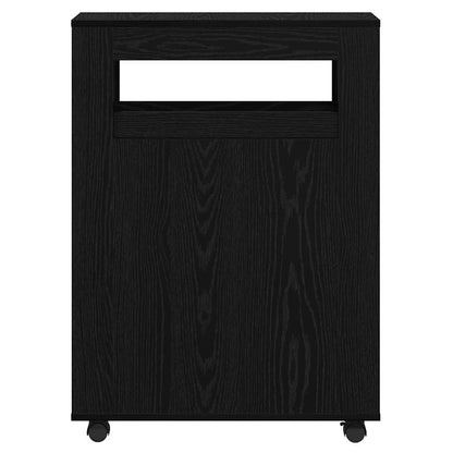 Schmaler Badezimmer-Schrank Schwarze Eiche 65 x 23 x 87 cm
