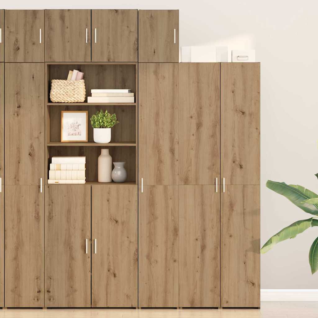 Wandregal Handgefertigte Eiche 30x42,5x40 cm Massivholz