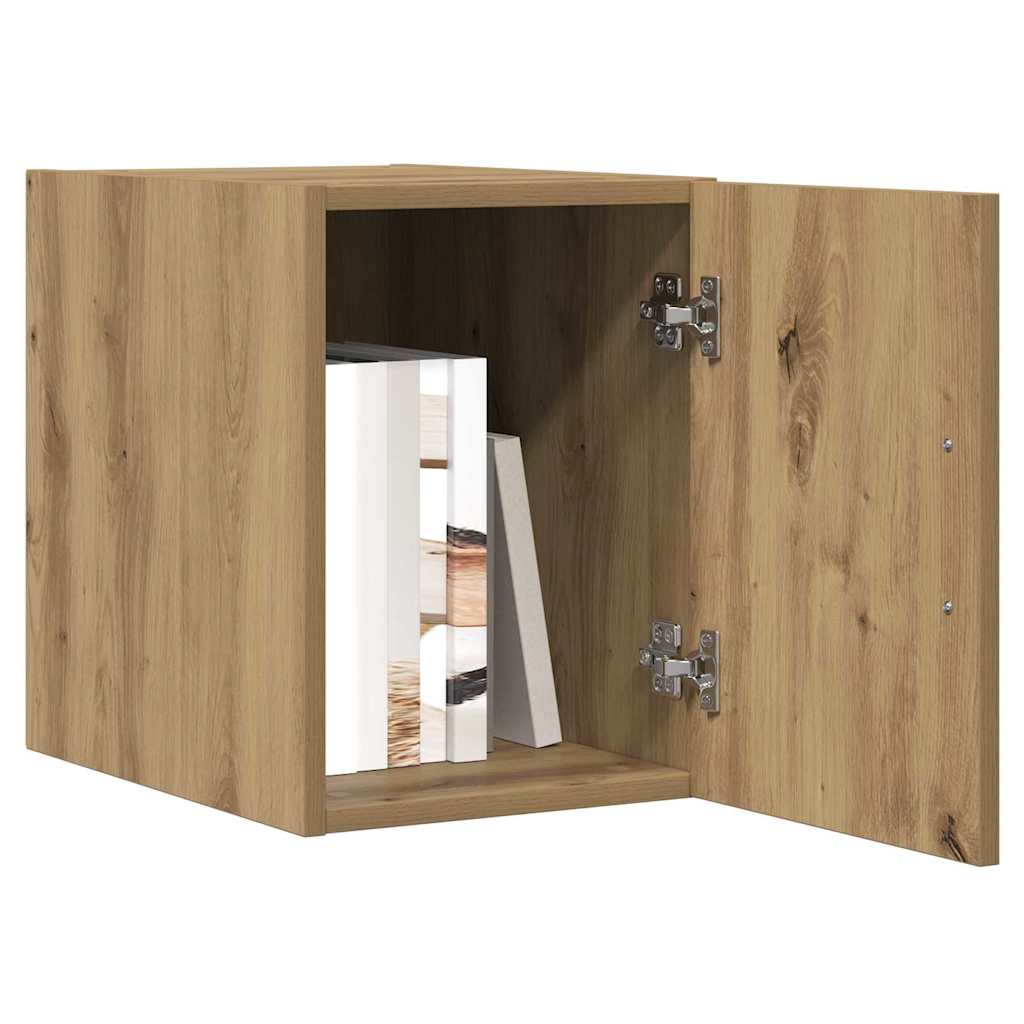 Wandregal Handgefertigte Eiche 30x42,5x40 cm Massivholz