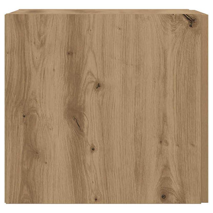 Wandregal Handgefertigte Eiche 30x42,5x40 cm Massivholz