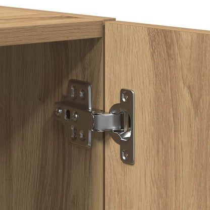 Wandschrank Eiche handwerklich 70 x 42,5 x 40 cm Holzwerkstoff