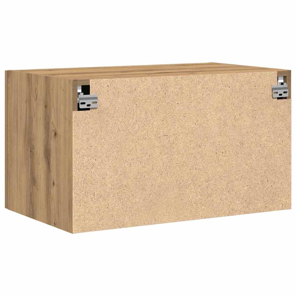 Wandschrank Eiche handwerklich 70 x 42,5 x 40 cm Holzwerkstoff