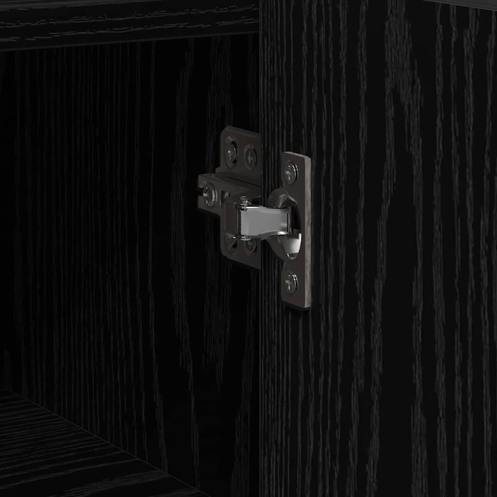 Sideboard Schwarze Eiche 45 x 35 x 75 cm Holzwerkstoff