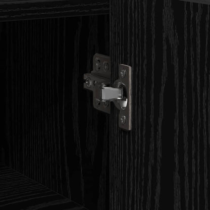 Sideboard Schwarze Eiche 45 x 35 x 75 cm Holzwerkstoff