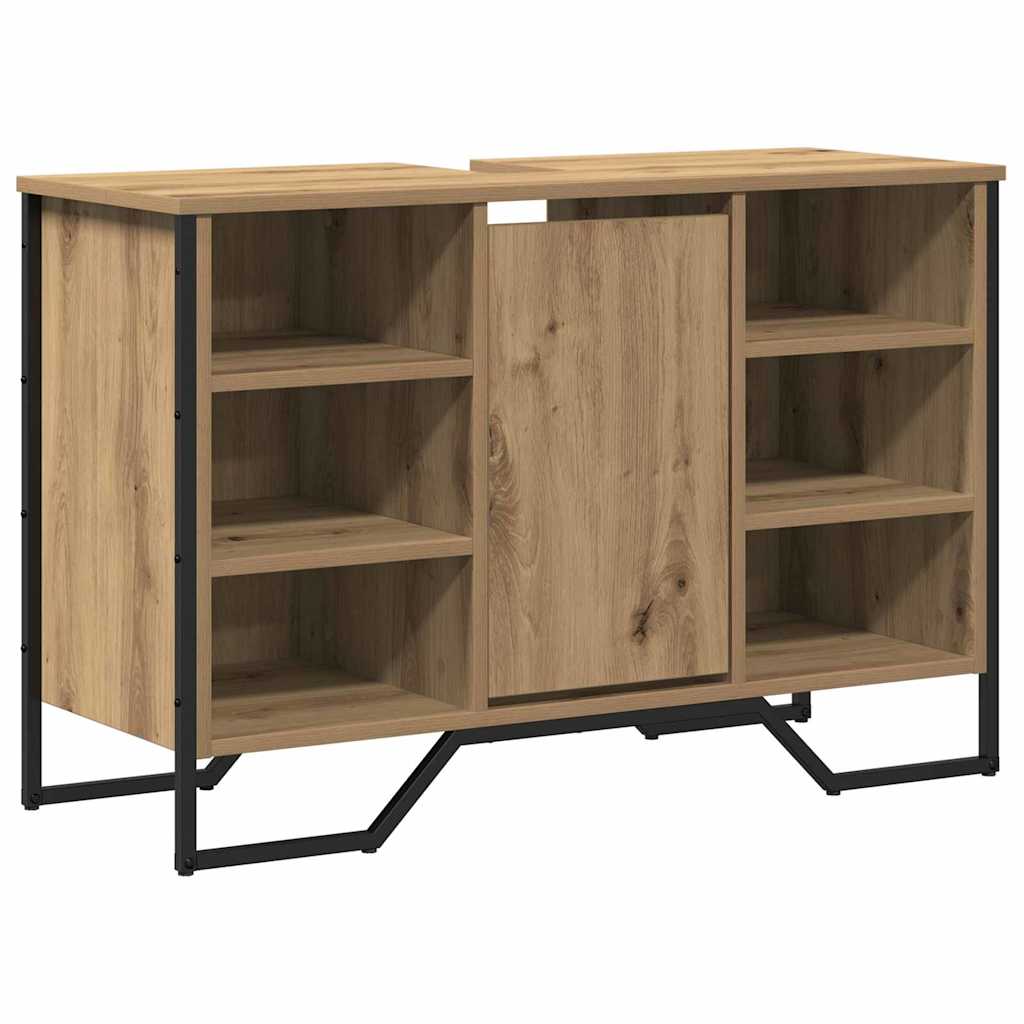 Waschbeckenschrank Artisan-Eiche 91 x 35 x 60 cm Holzwerkstoff
