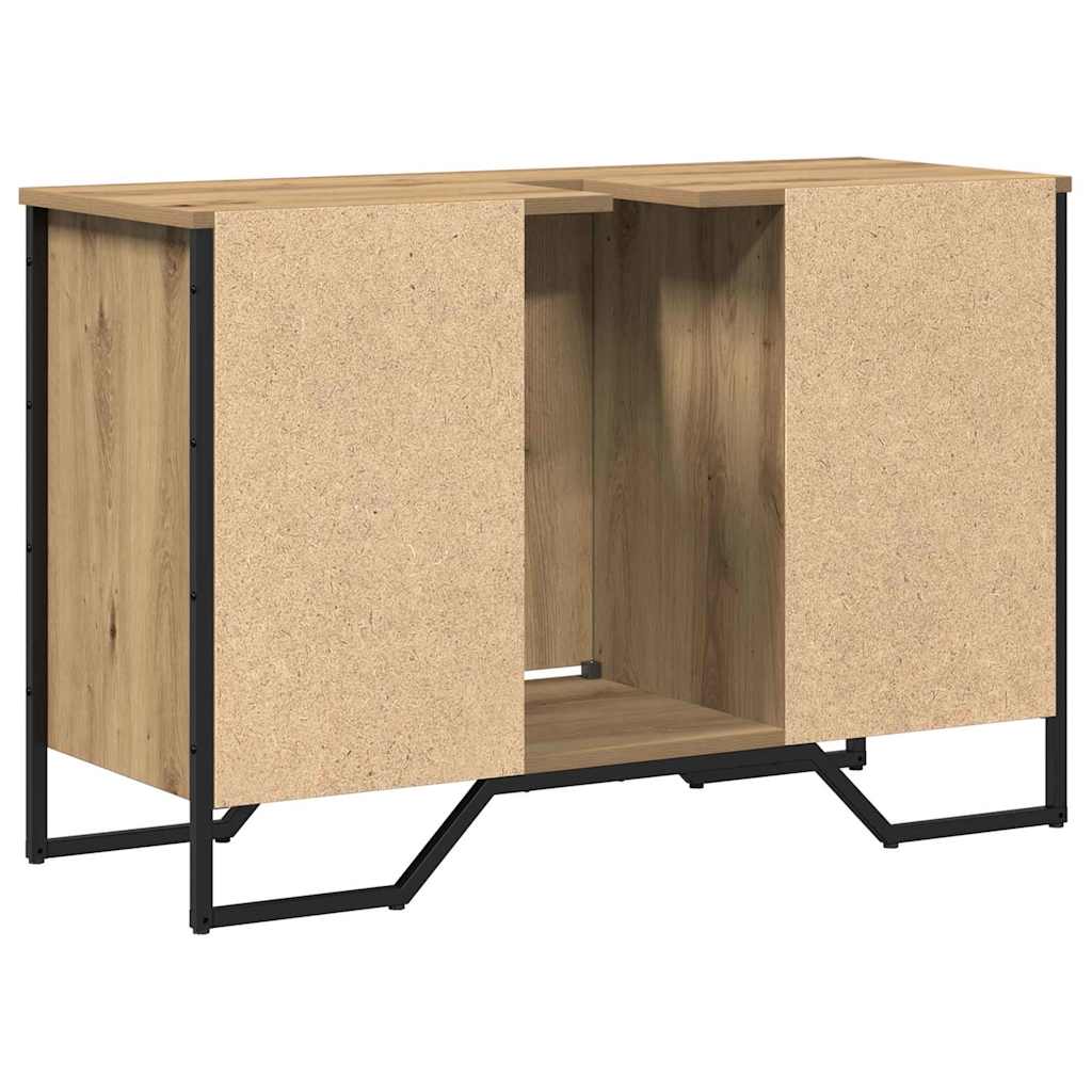 Waschbeckenschrank Artisan-Eiche 91 x 35 x 60 cm Holzwerkstoff