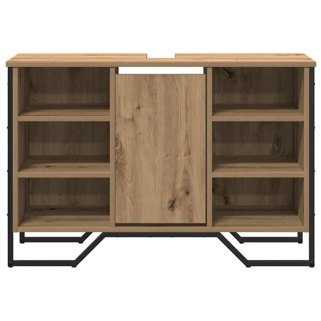 Waschbeckenschrank Artisan-Eiche 91 x 35 x 60 cm Holzwerkstoff