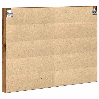 Vitrinenschrank Altholz 100 x 8.5 x 75 cm Holzwerkstoff