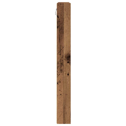 Vitrinenschrank Altholz 100 x 8.5 x 75 cm Holzwerkstoff