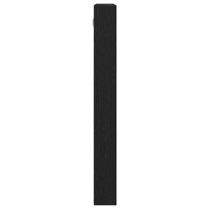 Vitrinenschrank Schwarze Eiche 100 x 8.5 x 75 cm Holzwerkstoff