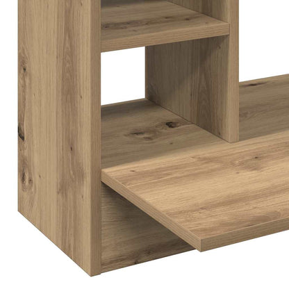 Wandtisch Eiche handwerklich 105 x 48 x 75 cm Holzwerkstoff