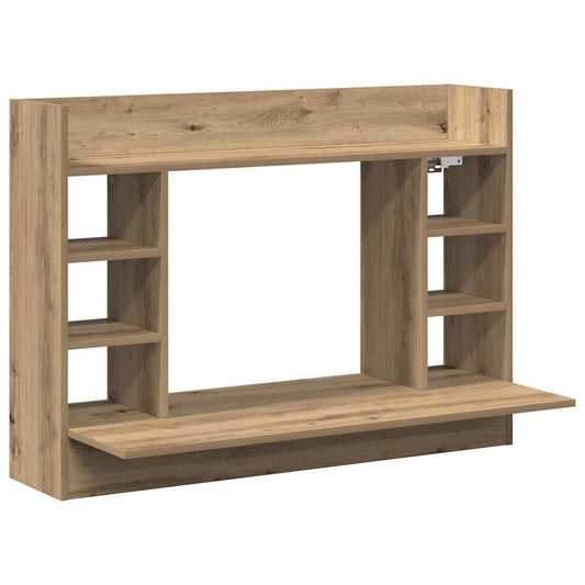 Wandtisch Eiche handwerklich 105 x 48 x 75 cm Holzwerkstoff