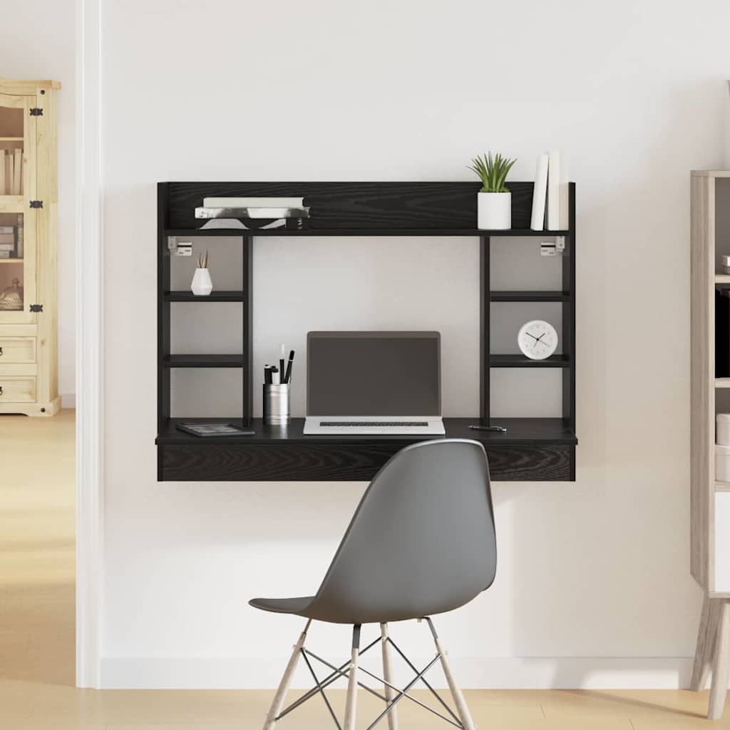 Wandtisch Schwarze Eiche 105 x 48 x 75 cm Holzwerkstoff