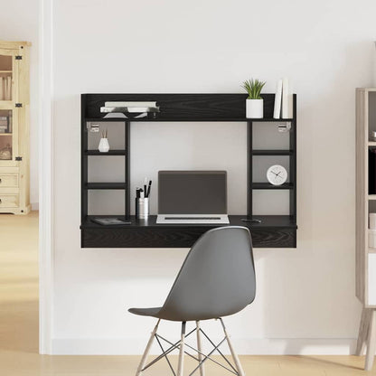 Wandtisch Schwarze Eiche 105 x 48 x 75 cm Holzwerkstoff