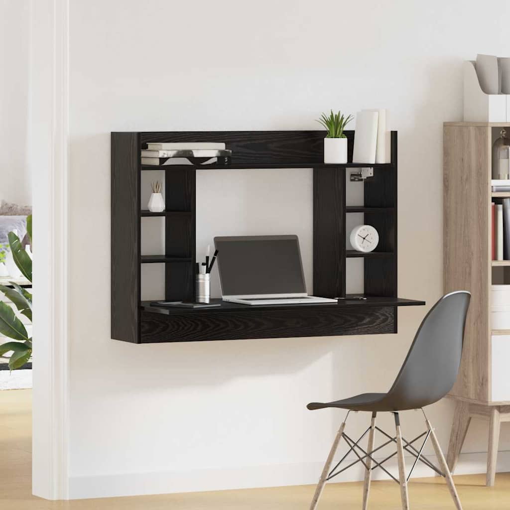 Wandtisch Schwarze Eiche 105 x 48 x 75 cm Holzwerkstoff