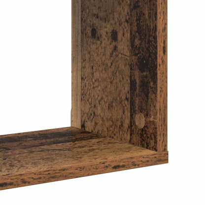Wandregal mit Regal Altholz 100 x 20 x 53 cm Holzwerkstoff