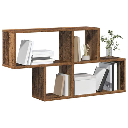 Wandregal mit Regal Altholz 100 x 20 x 53 cm Holzwerkstoff