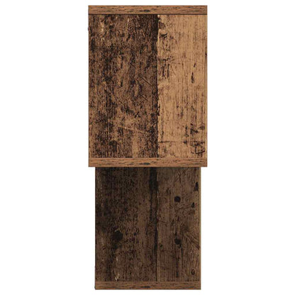 Wandregal mit Regal Altholz 100 x 20 x 53 cm Holzwerkstoff