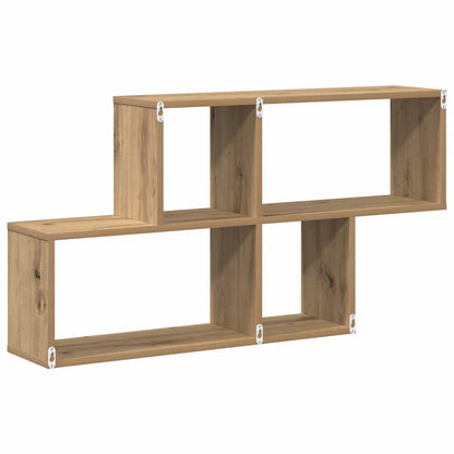 Wandregal Eiche handwerklich 100 x 20 x 53 cm Holzwerkstoff