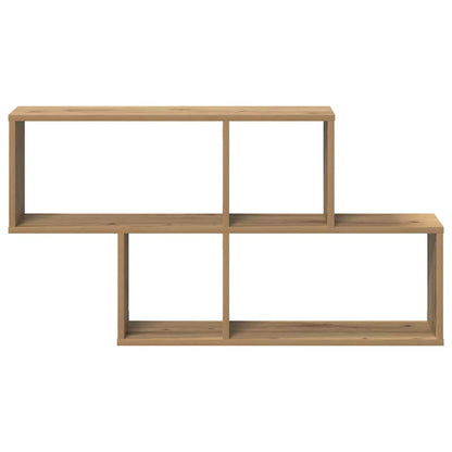 Wandregal Eiche handwerklich 100 x 20 x 53 cm Holzwerkstoff