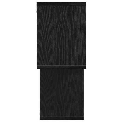 Wandregal mit Regal Wandmontiert Sonstiges Schwarz Holz