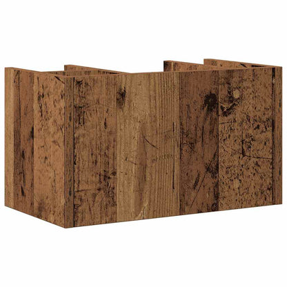 Schreibtisch Organizer Eiche handwerklich 44.5 x 24 x 25 cm