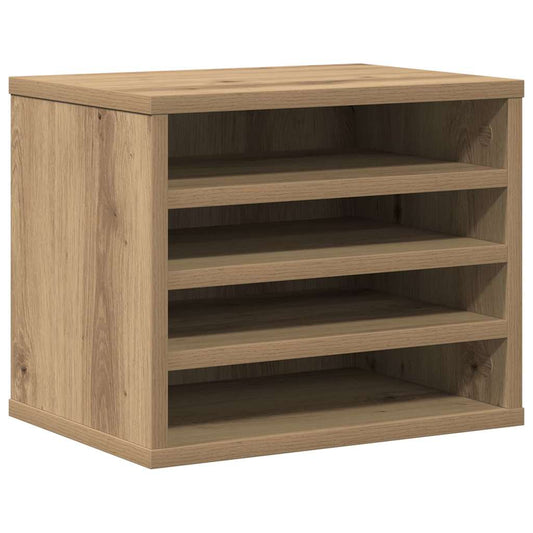 Schreibtisch Organizer Eiche handwerklich 36 x 26 x 29.5 cm