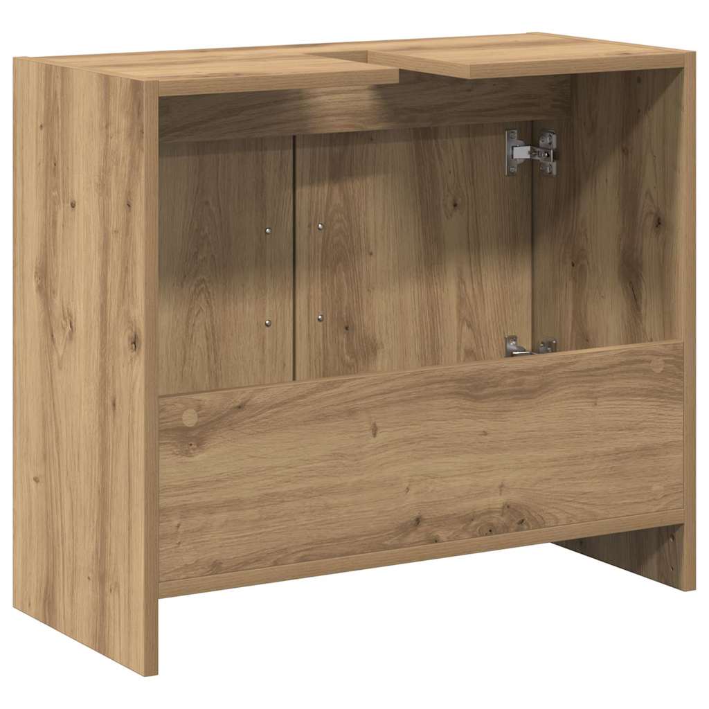 Badezimmerschrank Artisan-Eiche 63 x 29 x 55 cm Holzwerkstoff