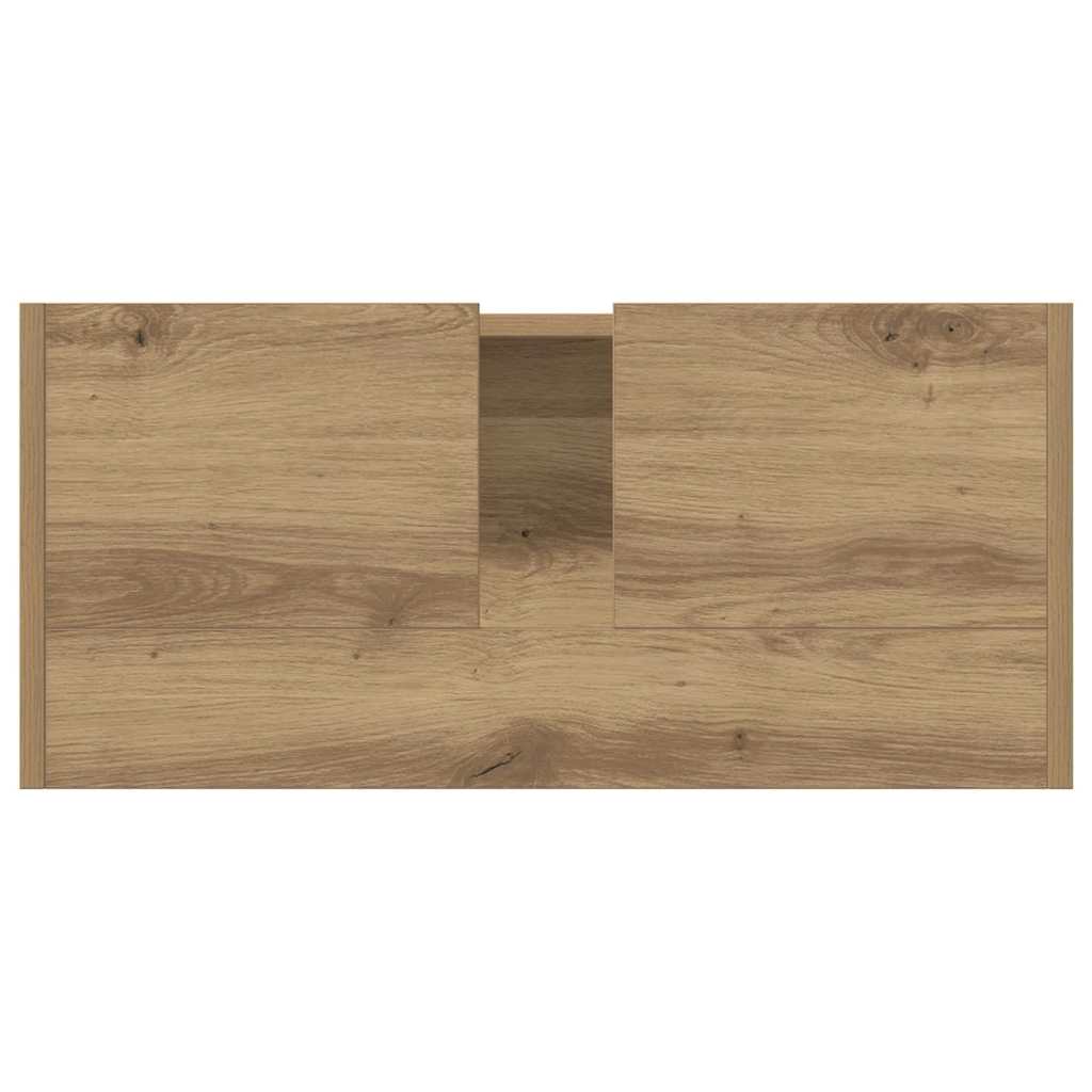 Badezimmerschrank Artisan-Eiche 63 x 29 x 55 cm Holzwerkstoff