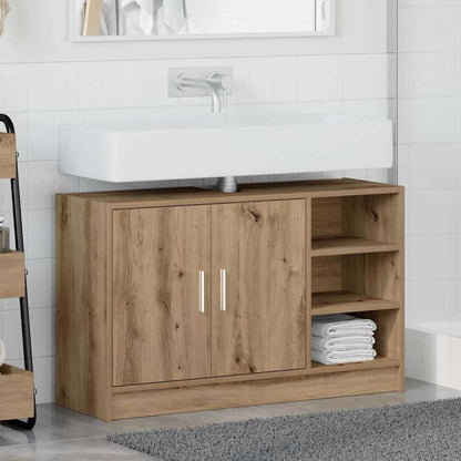 Badezimmerschrank Artisan-Eiche 90 x 29 x 55 cm Holzwerkstoff
