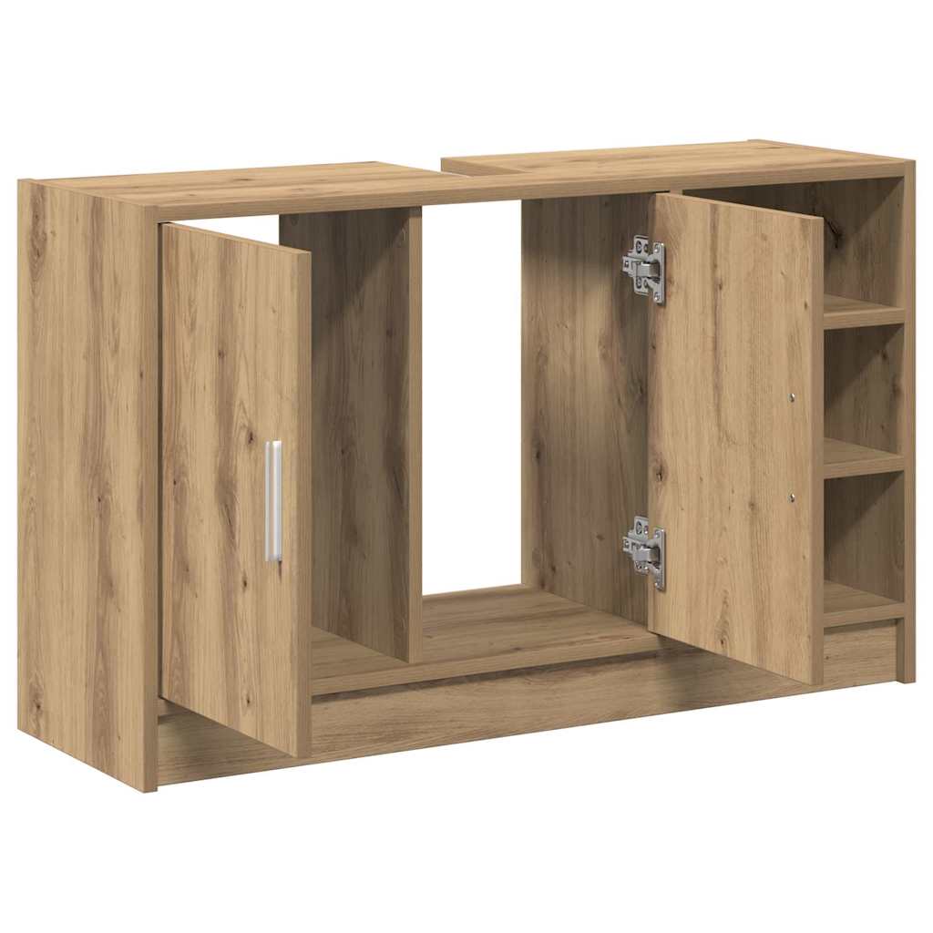 Badezimmerschrank Artisan-Eiche 90 x 29 x 55 cm Holzwerkstoff