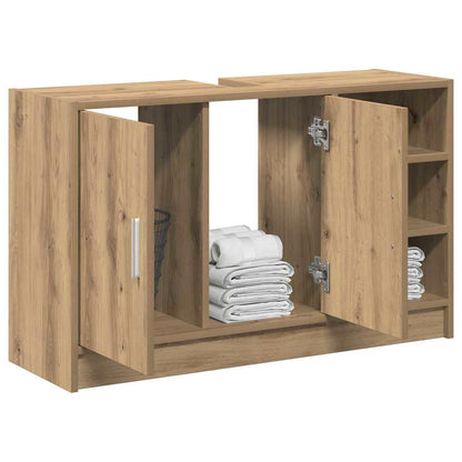 Badezimmerschrank Artisan-Eiche 90 x 29 x 55 cm Holzwerkstoff