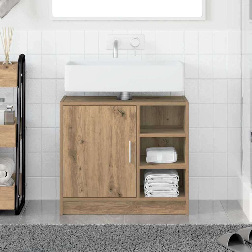 Badezimmerschrank Artisan-Eiche 63 x 29 x 55 cm Holzwerkstoff