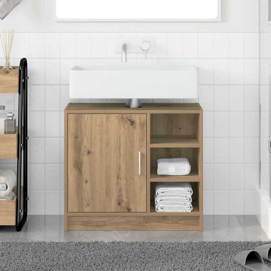 Badezimmerschrank Artisan-Eiche 63 x 29 x 55 cm Holzwerkstoff