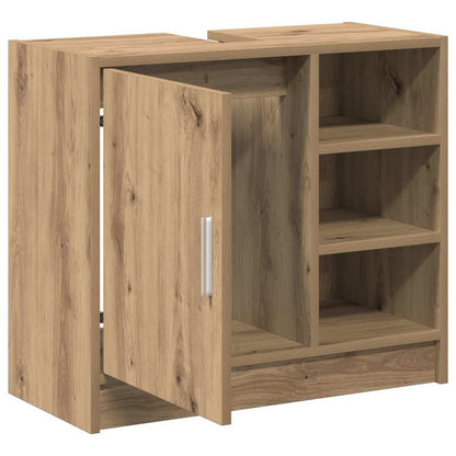 Badezimmerschrank Artisan-Eiche 63 x 29 x 55 cm Holzwerkstoff