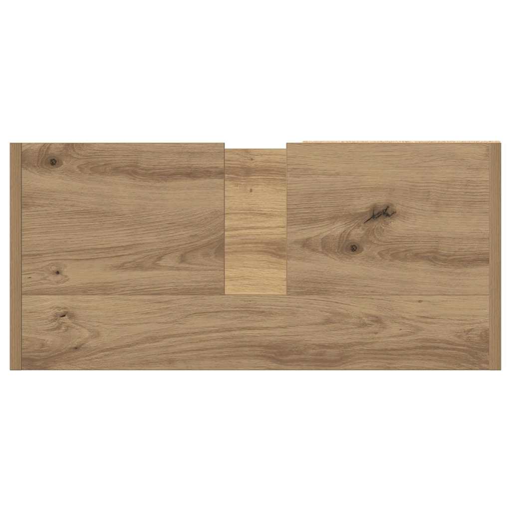 Badezimmerschrank Artisan-Eiche 63 x 29 x 55 cm Holzwerkstoff