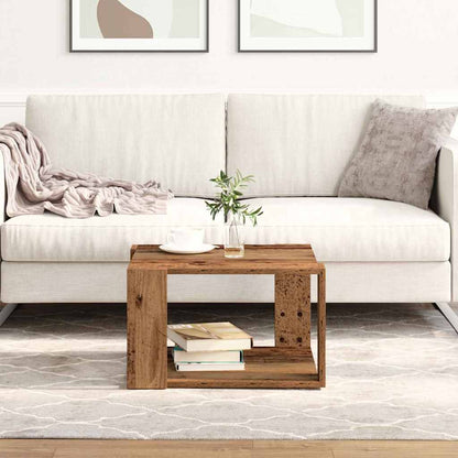 Couchtisch Altholz 51.5 x 51.5 x 30 cm Holzwerkstoff